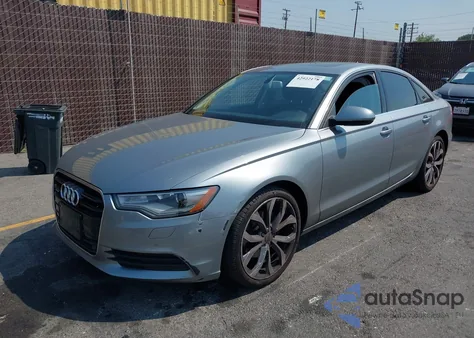 2013 Audi A6 2.0T Premium из США, поврежденный, VIN WAUGFAFC2DN156924